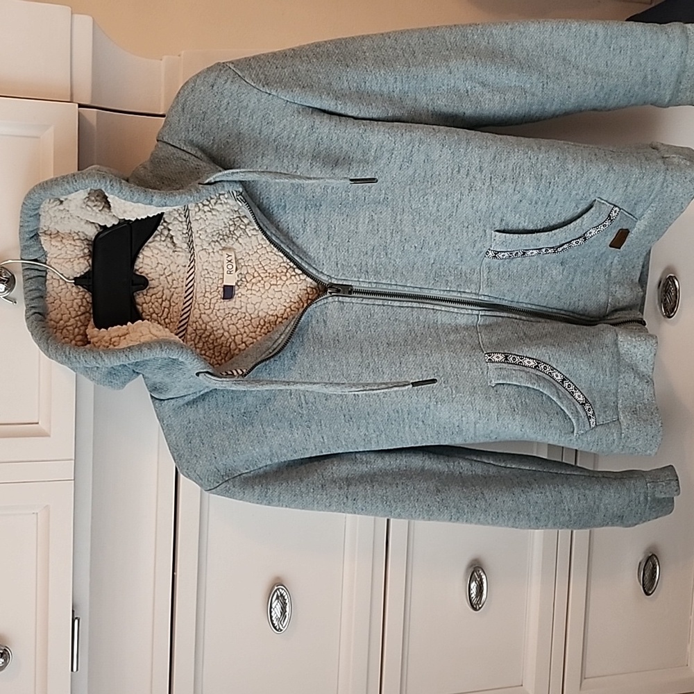 Roxy Faux Fur Lined Sweatshirt